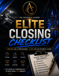 Elite Closers Checklist